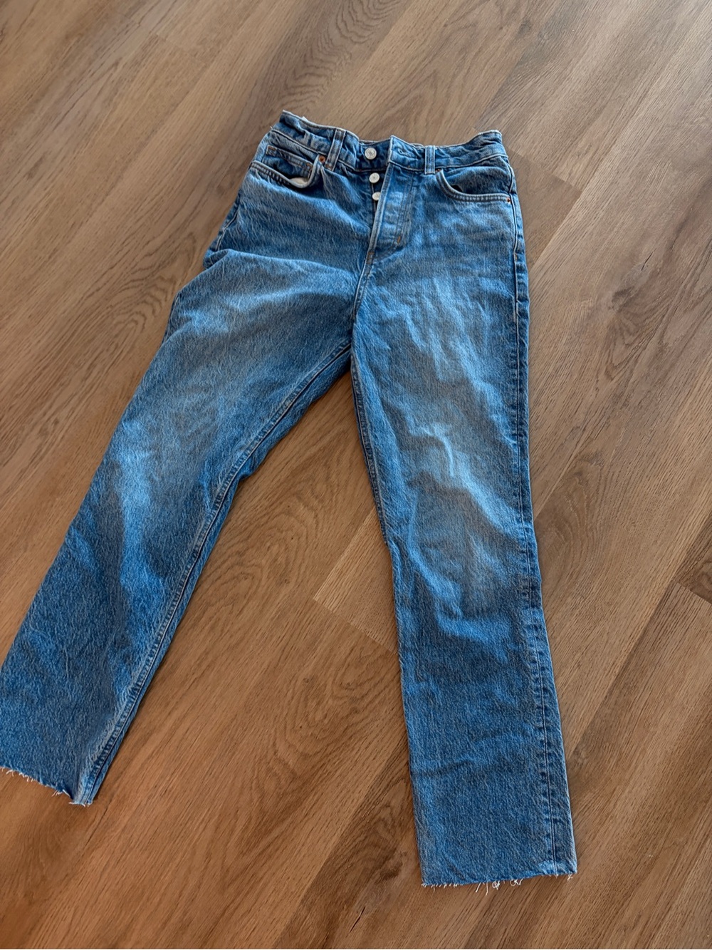 reformation cynthia high rise  denim